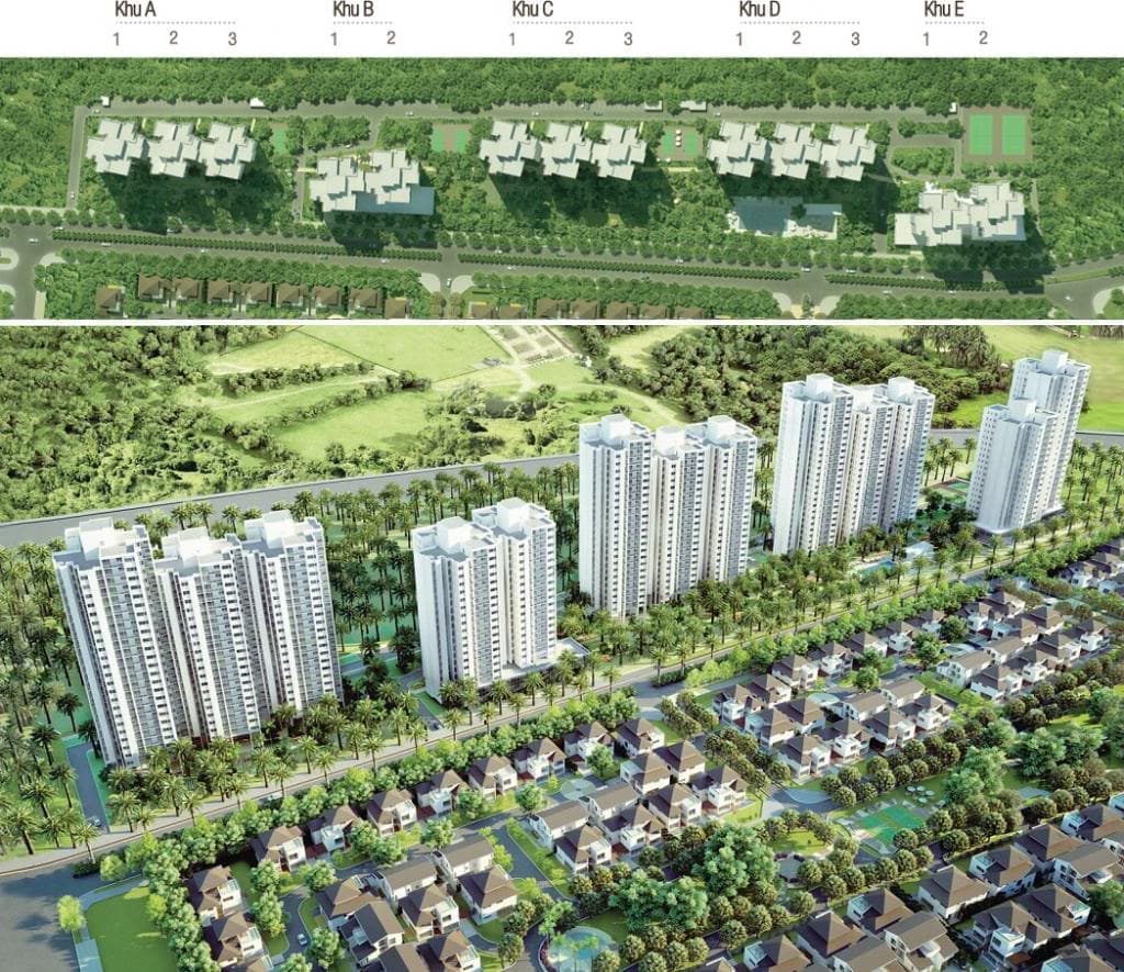 Mặt bằng chung cư Rừng Cọ Ecopark