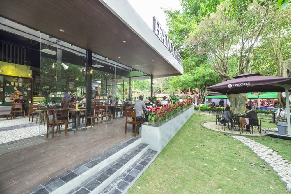 Cafe ở Chợ quốc tế Ecopark