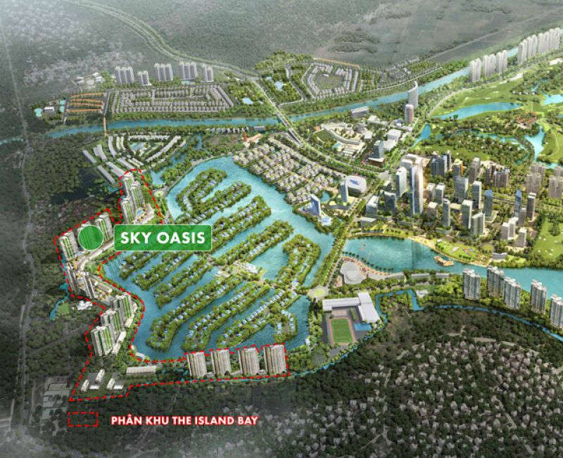 Vị trí chung cư Sky Oasis Ecopark
