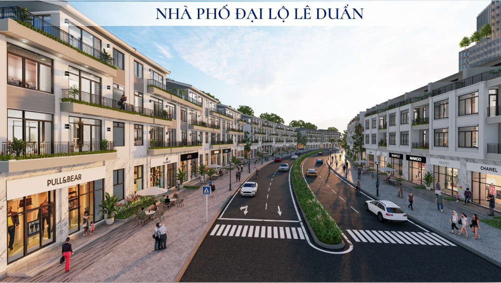Nhà phố đại lộ Lê Duẩn