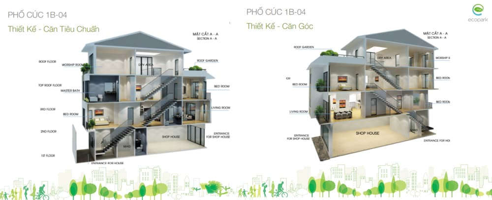 Nhà phố thương mại Phố Cúc