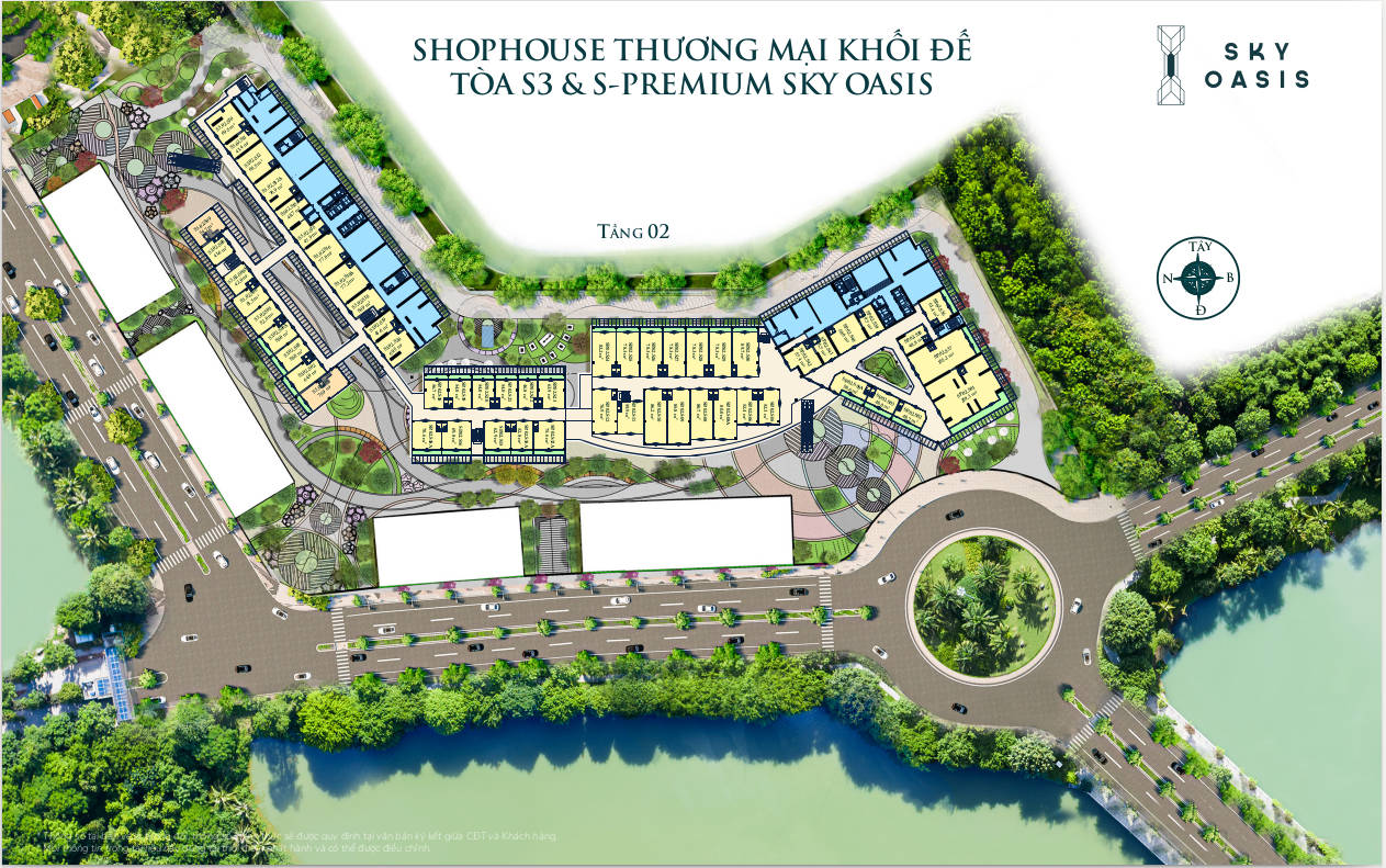 Shophouse S3 S-Premium tại Sky Oasis Ecopark