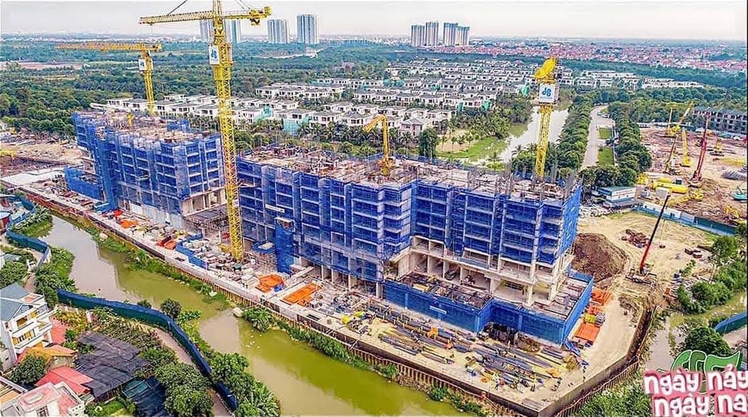 Tiến độ Sky Oasis tòa S1 và S2 T1/2021