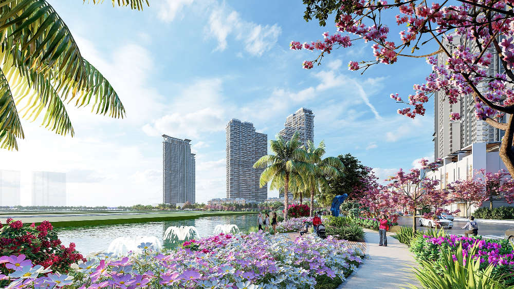Phố đi bộ Sky Oasis Ecopark