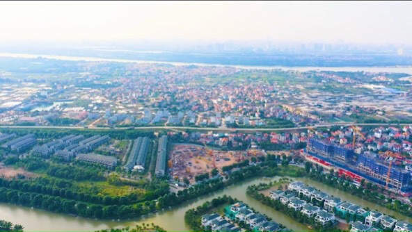 tiến độ của dự án Solforest Ecopark T12/2020