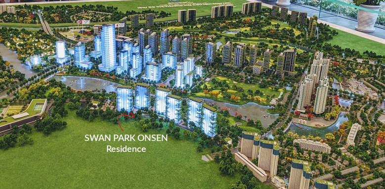Vị trí Swan Park Onsen Ecopark