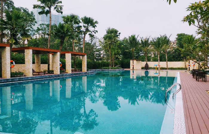 Tiện ích Thảo Nguyên Ecopark - Bể bơi