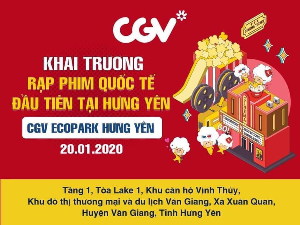CGV Ecopark Hưng Yên sắp ra mắt