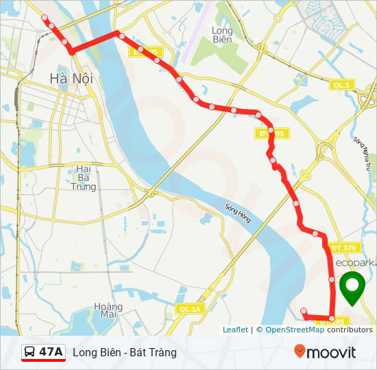 Các tuyến xe buýt từ Hà Nội đi Ecopark | Ecoparker